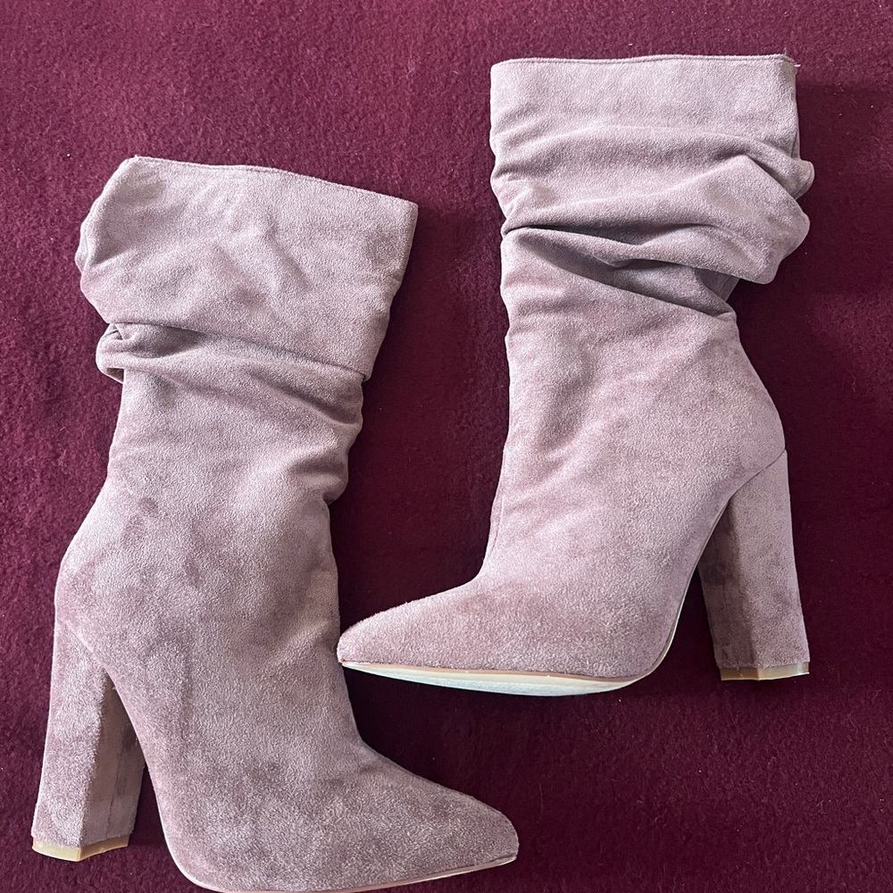 Cape Robbin Suede Slouch Boots size 6